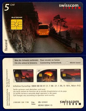 swisscom - Serie Connecting Switzerland - 5 CHF