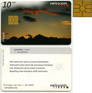 swisscom - Serie Horizons - 10 CHF