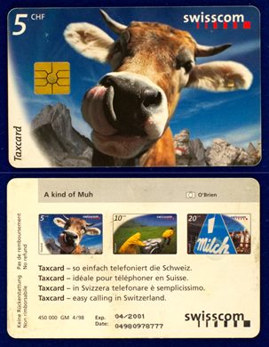 swisscom - Serie Milk Farm - 5 CHF