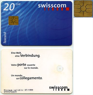 swisscom - Serie waves - 20 CHF