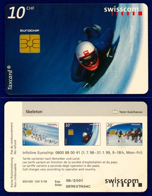 swisscom - Serie winter sports - 10 CHF
