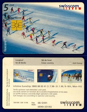 swisscom - Serie winter sports - 5 CHF