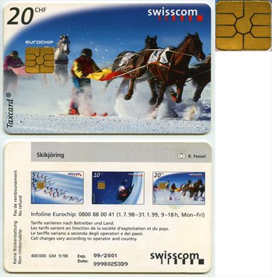 Swisscom - Serie Winter Sports 20Chf