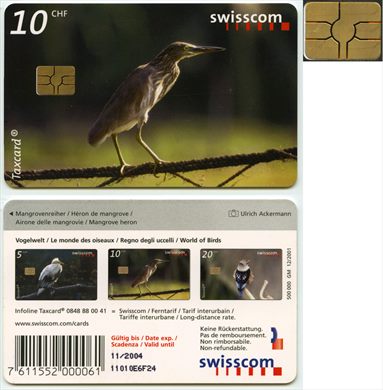 Swisscom - Serie World of Birds 10Chf