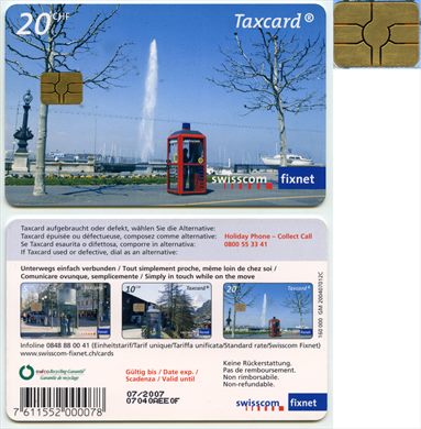 Swisscom fixnet 20CHF 2004-07