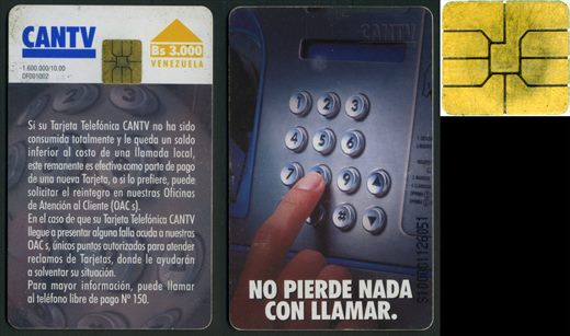 CANTV - 2000-10 - 3000Bs