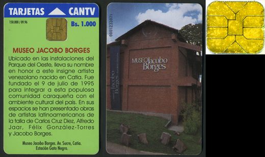 CANTV - Museo Jacobo Borges 1996-09 - 1000Bs card 01 103