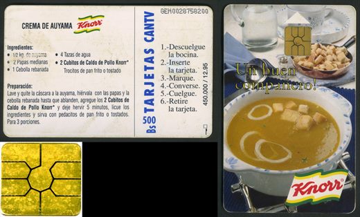 CANTV - Knorr - 1995-12 - 500Bs Crema de Auyama