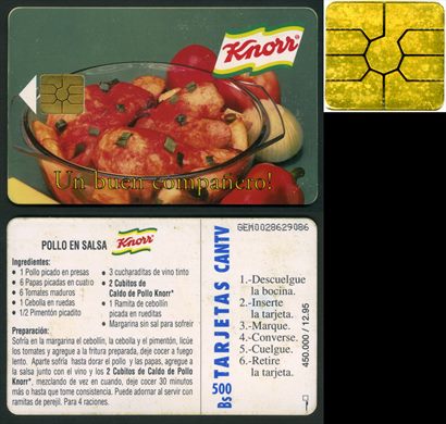 CANTV - Knorr - 1995-12 - 500Bs Pollo en Salsa