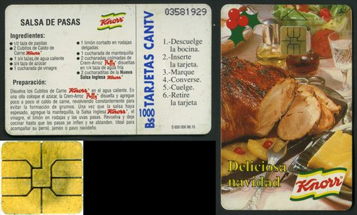 CANTV - Knorr - 1996-10 - 1000Bs Salsa de Pasas