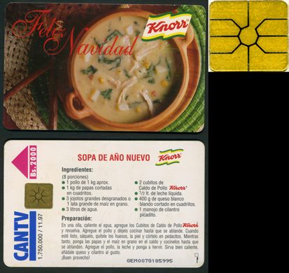CANTV - Knorr - 1997-11 - 2000Bs Sopa de Ano Nuevo