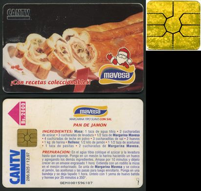 CANTV - Mavesa - 1997-12 - 2000Bs Pan de Jamon