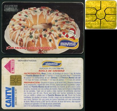 CANTV - Mavesa - 1997-12 - 2000Bs Rosca de Navidad