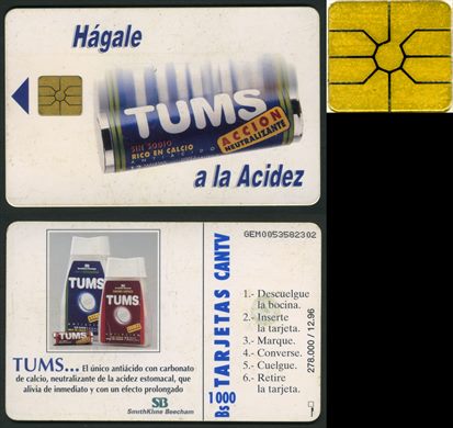 CANTV - Tums - 1996-12 - 1000Bs