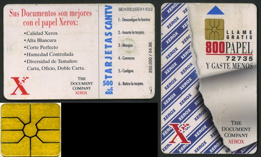 CANTV - XEROX - 1996-04 - 500Bs
