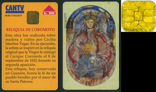 CANTV - Reliquia de Coromoto 1997-03 - 2000Bs