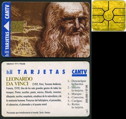 CANTV - Leonardo Da Vinci - 1995-07 - 500Bs