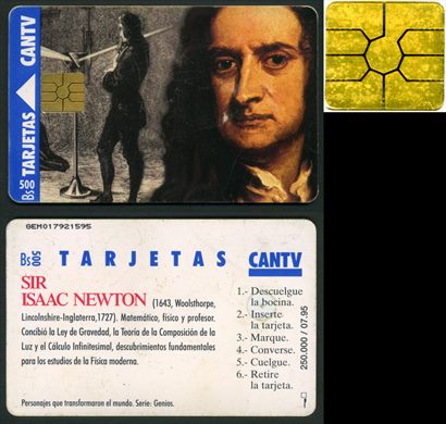 CANTV - Sir Isaac Newton - 1995-07 - 500Bs