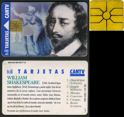 CANTV - William Shakespeare - 1995-07 - 500Bs
