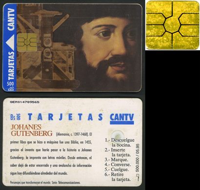 CANTV - Johanes Gutenberg - 1995-05 - 500Bs