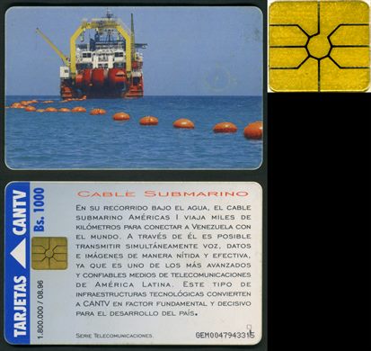 CANTV - Cable Submarino - 1996-08 - 1000Bs