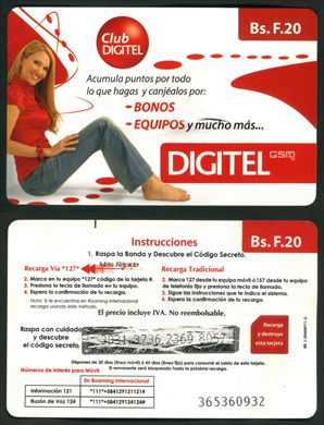 Digitel - Club Digitel - 20BsF