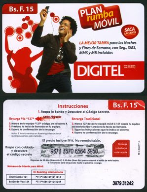 Digitel - Saca la Cuenta - Plan rumba movil - 15BsF