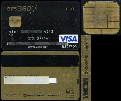 Banco Espirito Santo BES 360 DUO Visa Electron 2011-06
