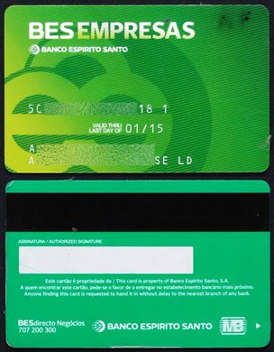 Banco Espirito Santo BES Empresas 2015-01