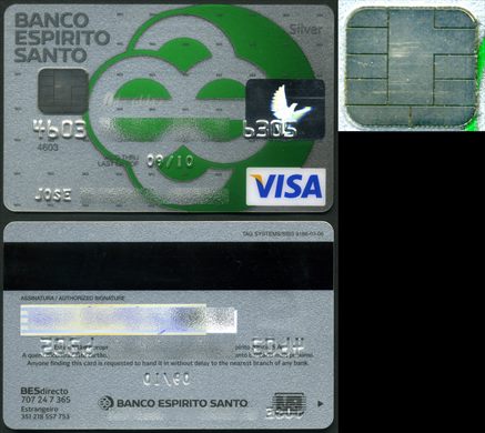 Banco Espirito Santo Silver Visa 2010-09