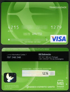 Banco Espirito Santo Tranquilidade Visa 2010-09