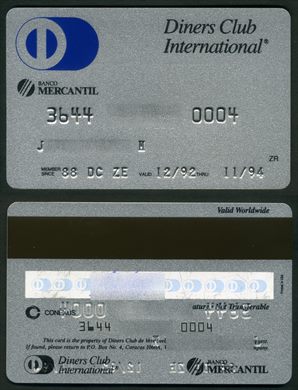 Banco Mercantil Diners Club International 1994-11