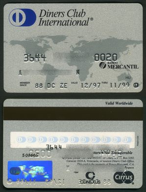 Banco Mercantil Diners Club International 1999-11