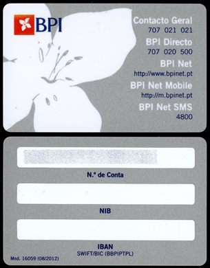 Banco Portugues de Investimento mod.16059 2012-08