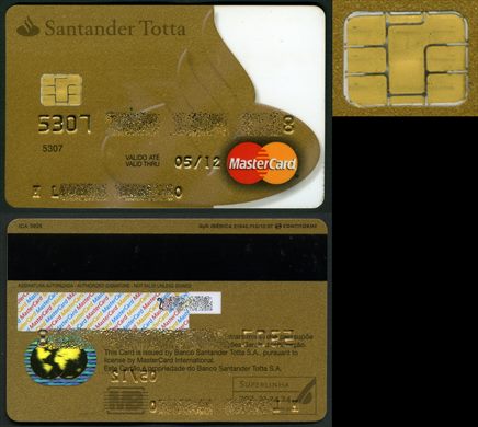 Banco Santander Totta Gold MasterCard 2007-10