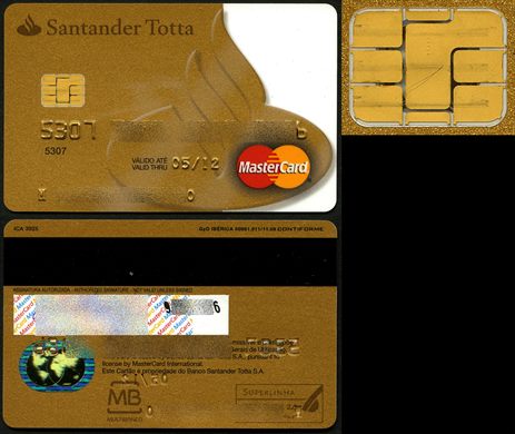 Banco Santander Totta Gold MasterCard 2009-11
