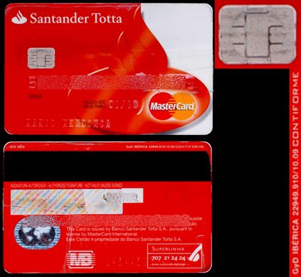 Banco Santander Totta MasterCard 2009-10