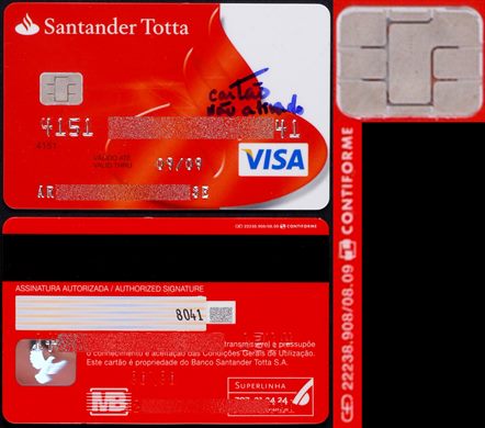 Banco Santander Totta Visa 2009-08