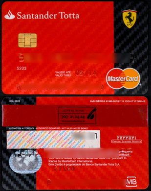 Banco Santander Totta Ferrari MasterCard 2010-07