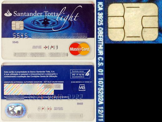 Banco Santander Totta Light MasterCard 2011-12