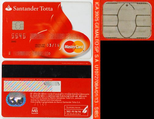Banco Santander Totta MasterCard 2013-01
