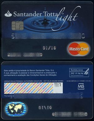 Banco Santander Totta light MasterCard 2014-11