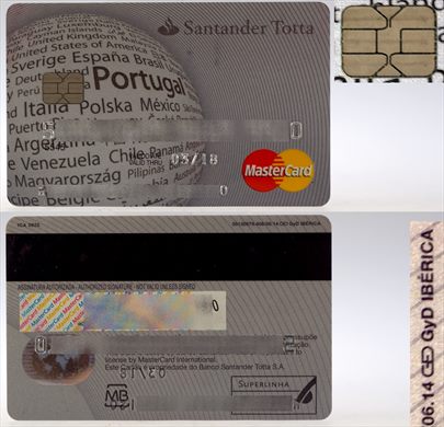 Banco Santander Totta mundo MasterCard 2014-06