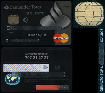 Banco Santander Totta Select Debit MasterCard 2018-06
