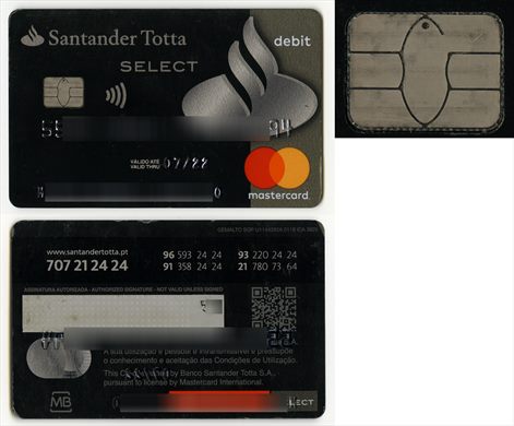 Banco Santander Totta Select Debit MasterCard Gemalco