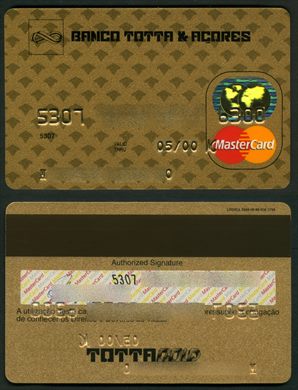 Banco Totta e Acores TottaGold MasterCard 2000-05