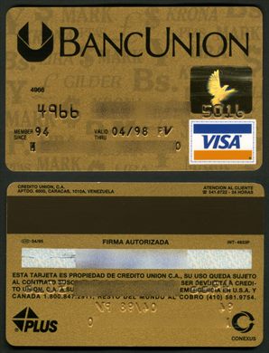 Banco Union Visa 1998-04