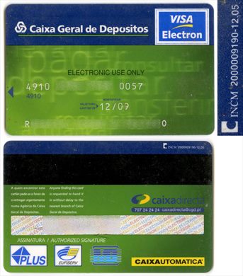 Caixa Geral de Depositos Visa Electron - 2005-12