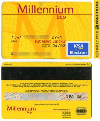 Millennium bcp Visa Electron - 2005-12