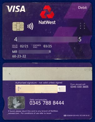 NatWest Visa Debit 2025-03